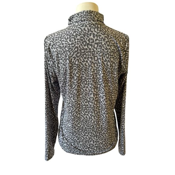 J MCLAUGHLIN NORA TOP TURTLENECK CHEETAH CASUAL CHIC TRANSITIONAL PIECE M - Picture 7 of 12